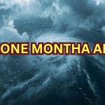 Cyclone Montha approaching Bay of Bengal with storm clouds over the ocean, warning issued for Andhra Pradesh, Odisha, and Tamil Nadu — Cyclone Montha Alert